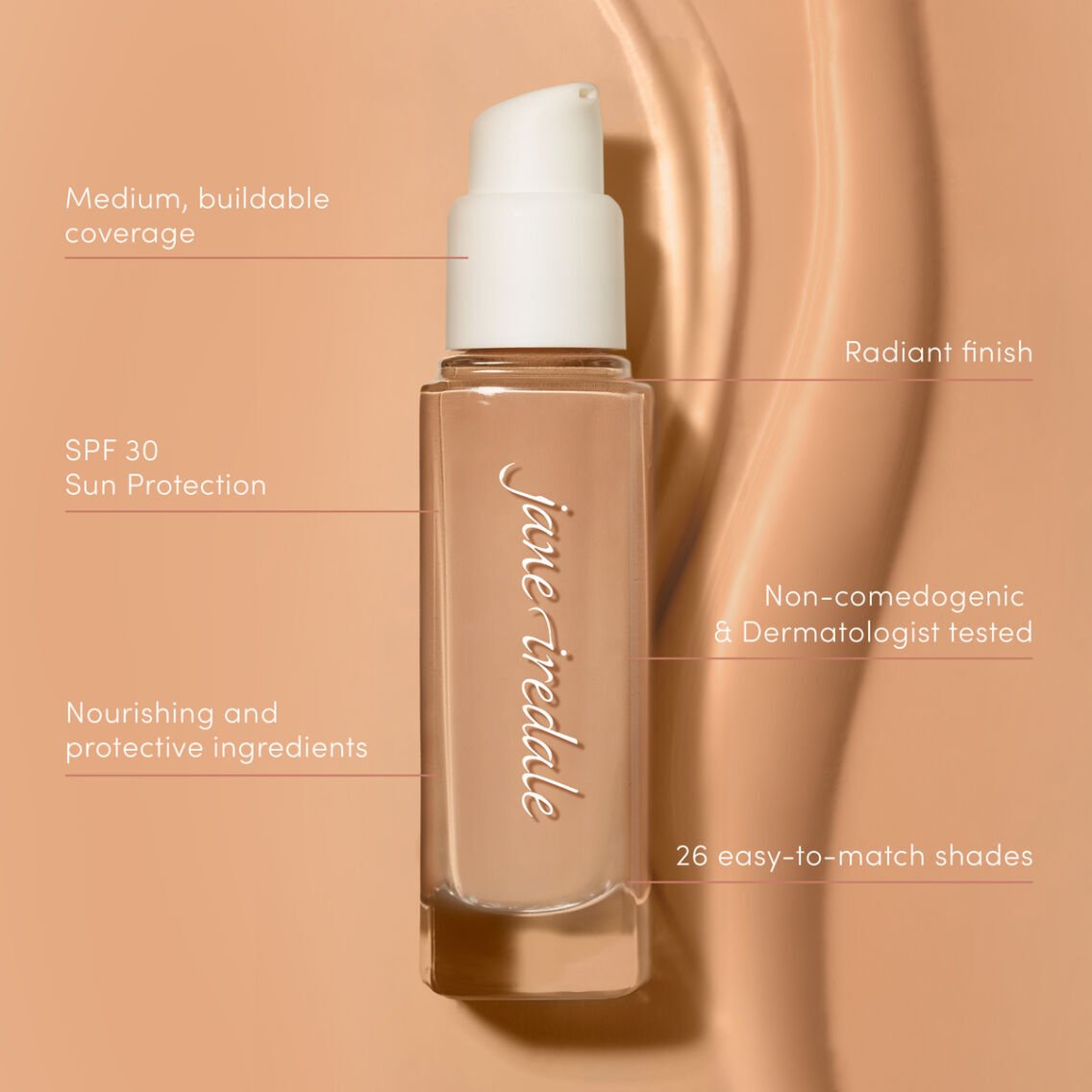 Jane Iredale Skintuition SPF 30 Radiance-Boosting Liquid Foundation