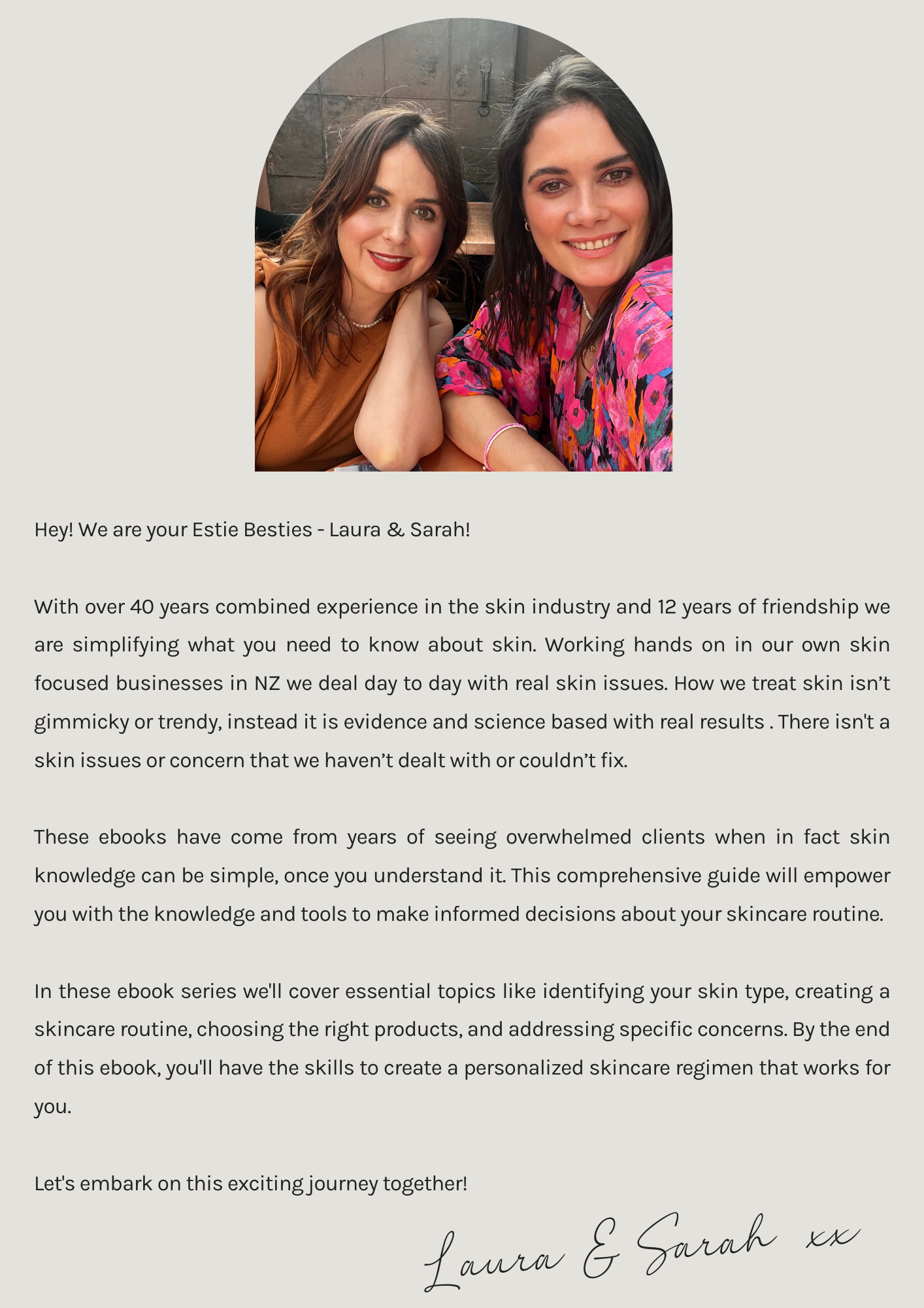 An Estie Besties guide to Understanding your skin type