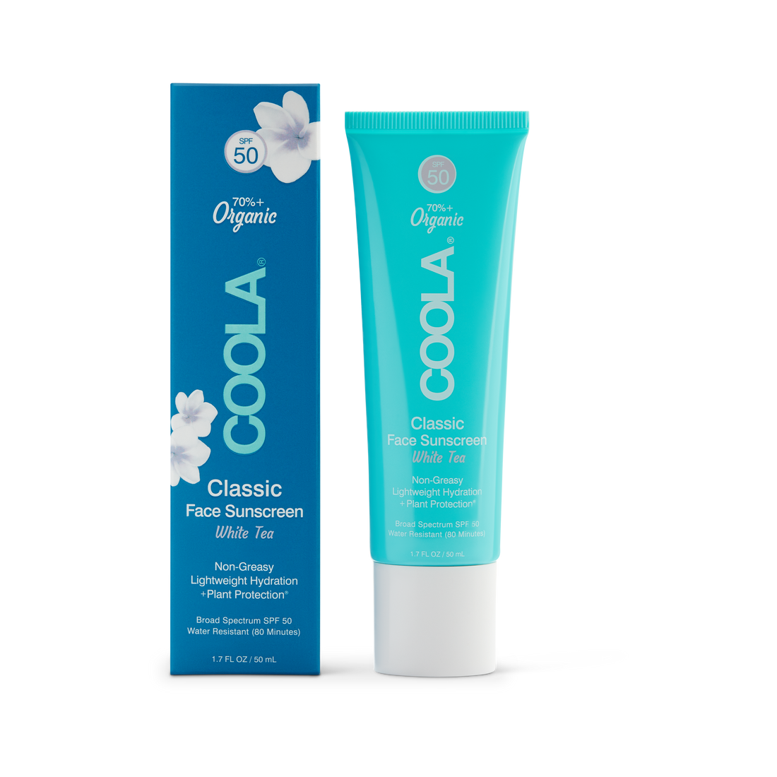 Coola Classic Face Sunscreen SPF50 White Tea